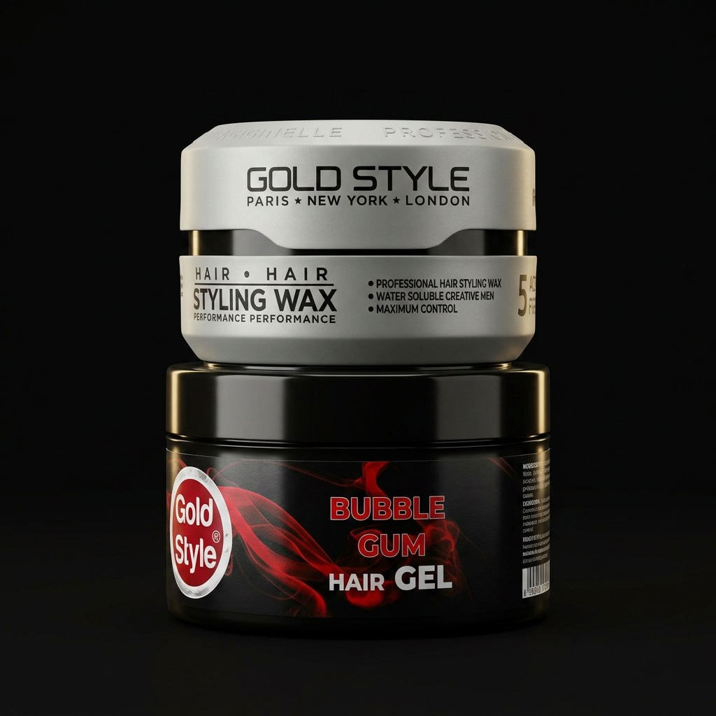 Gold Style Wax + Bubble Gum Gel